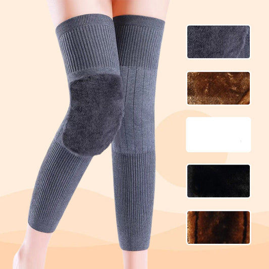 🔥2024 HOT SALE🔥Universal Cold Protection Thickened Faux Furred Knee Pads