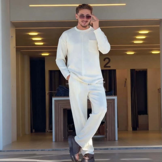 Men's Casual Autumn Stretch 2-Piece Set