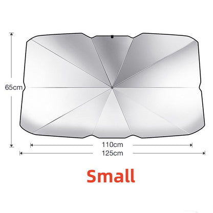 Multifunctional Titanium Silver Insulated Car Window Shade