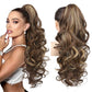 Clip-on Wavy Ponytail Extension