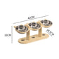 Anti-Slip Elevated 3-Bowl Pet Feeder Comfort Food Water Station For Pets
