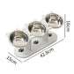 Anti-Slip Elevated 3-Bowl Pet Feeder Comfort Food Water Station For Pets