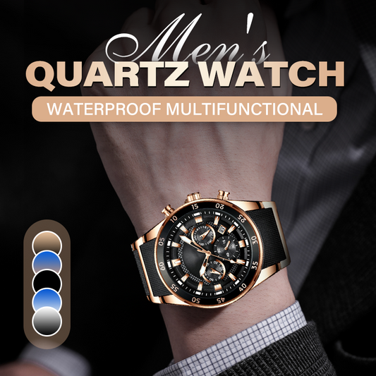 🎁Calendar six-hand quartz men's watch
