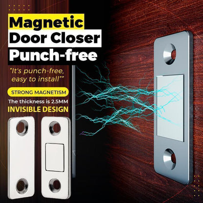 🎄Christmas Sale🔥Magnetic Door Closer Without Perforations