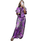 Women's Printed Top & Wide Leg Pants 2-Piece Set