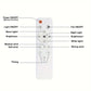 Bright Cool Ceiling Socket Fan & Light with Remote