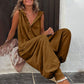 Women's Relaxed Hooded Sleeveless Jumpsuit