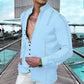 📢📢30% OFF !!⏰Men's Linen Button Up Summer Beach Shirt