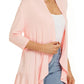 Casual Lightweight Cardigans With Open Front For Women