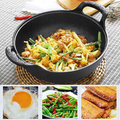 🎅Christmas Hot Sale🎁Uncoated Thick Iron Pot