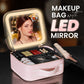 📢📢50% OFF !! ⏰Flawless Makeup Anywhere – Portable LED Mirror Makeup Bag!✨
