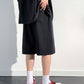 Men’s Cool Ice Silk Short Sleeve Shirt and Shorts 2-piece Set