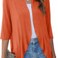 Casual Lightweight Cardigans With Open Front For Women