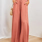 Solid Color High Waist Pants