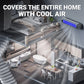 🔥Hot Sales  50% OFF❄️2-in-1 Portable Turbo Tower Fan❄️