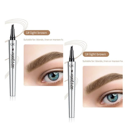 (BUY 1 GET 1 FREE) 3D Waterproof Microblading Eyebrow Pen 4 Fork Tip Tattoo Pencil