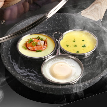 🥚 304 Stainless Steel Egg Cooker – Food-Grade, Sturdy & Easy-Release Design ✨🍳