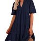🌸Spring Specials🌸Elegant Hollow Out Lace Ruffle Casual Mini Dress