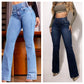 🔥Hot Sale🔥Stretch Flare Jeans With A High Waist