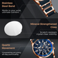 🎁Calendar six-hand quartz men's watch