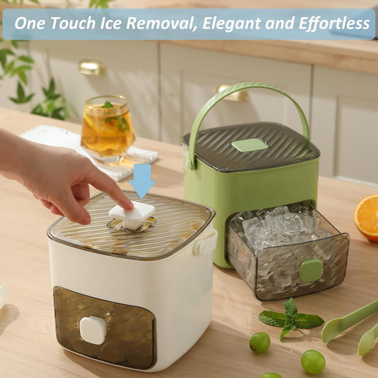 🧊Portable Ice Maker with Lid and Storage Box (50 cubes)