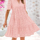 🌸Spring Specials🌸Elegant Hollow Out Lace Ruffle Casual Mini Dress