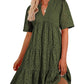 🌸Spring Specials🌸Elegant Hollow Out Lace Ruffle Casual Mini Dress