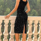 🎄Christmas Sale 49% OFF🔥Women's Round Neck Sleeveless Party Gliter Dress