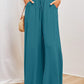 Solid Color High Waist Pants