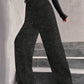 🎄Christmas Sale 60% OFF🔥Women's Sequin Sparkle Wide Leg Pants with Elastic Waistband