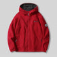 Double-Layer Fleece Hooded Jacket