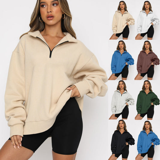 🔥50% OFF🔥Half Zip Pullover Long Sleeve Sweatshirts