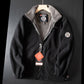 Double-Layer Fleece Hooded Jacket