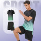 🎁Summer Hot Sale 50% OFF☀️Men’s Loose-Fit Breathable Quick-Drying Athletic T-Shirt & Shorts Tracksuit🏃