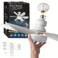 Bright Cool Ceiling Socket Fan & Light with Remote