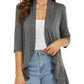 Casual Lightweight Cardigans With Open Front For Women
