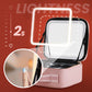 📢📢50% OFF !! ⏰Flawless Makeup Anywhere – Portable LED Mirror Makeup Bag!✨