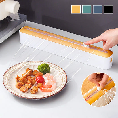 🖤Black Friday Flash Deal⚡Kitchen Wall Mounted Food Wrap Dispenser (50% OFF)