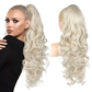 Clip-on Wavy Ponytail Extension