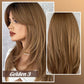🎉New Year's Sale🎉Wig long hair Layered Bangs Wigs