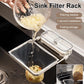 Suction Cup Sink Filter Rack