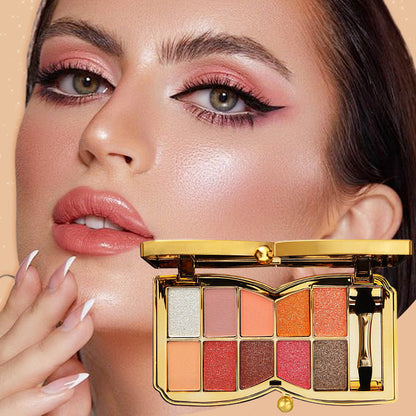 ✨2025 Hot Sale❣️10-color Shimmering Lid Color Palette