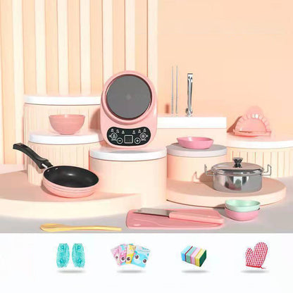 Kids Kitchen Playset Sets with Pots and Pans