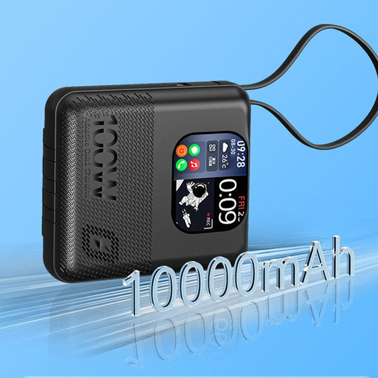 Multifunctional Smart 100W 10000mAh Power Bank Built-in Cable/ Bluetooth Speaker