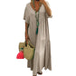 📢📢40% OFF !! ⏰Women’s Casual Long Dress with Short Sleeves