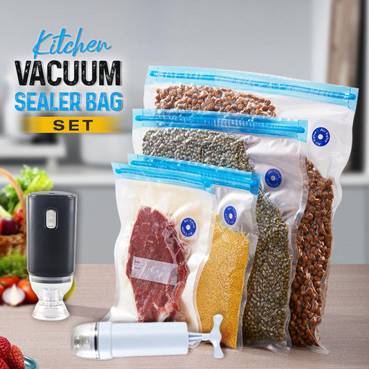 🔥Free Shipping🔥 Kitchen Vacuum Sealer Bag Set