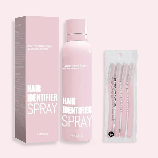 🎉Summer Hot Sale🎉Facial Hair Identifier Spray & Remover Set