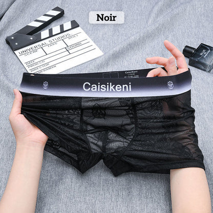 Men's Cooling Breathable Elastic Waistband Boxer Briefs