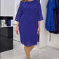 🔥50% OFF🔥Women's Fashion Round Neck Midi Dress