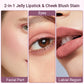 🎉Hot Sale🎉2-in-1 Jelly Lipstick & Cheek Blush Stain